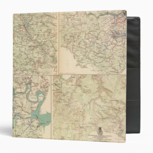 Richmond, Petersburg, Five Forks 3 Ring Binder
