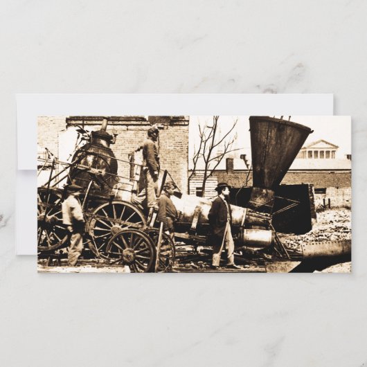 Richmond & Petersburg RR Ruins Richmond VA April 1 (Front)