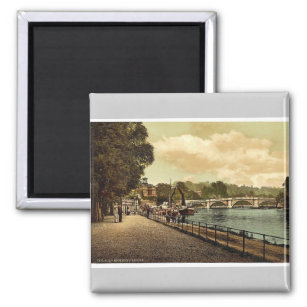 Richmond, the bridge, London and suburbs, England Magnet