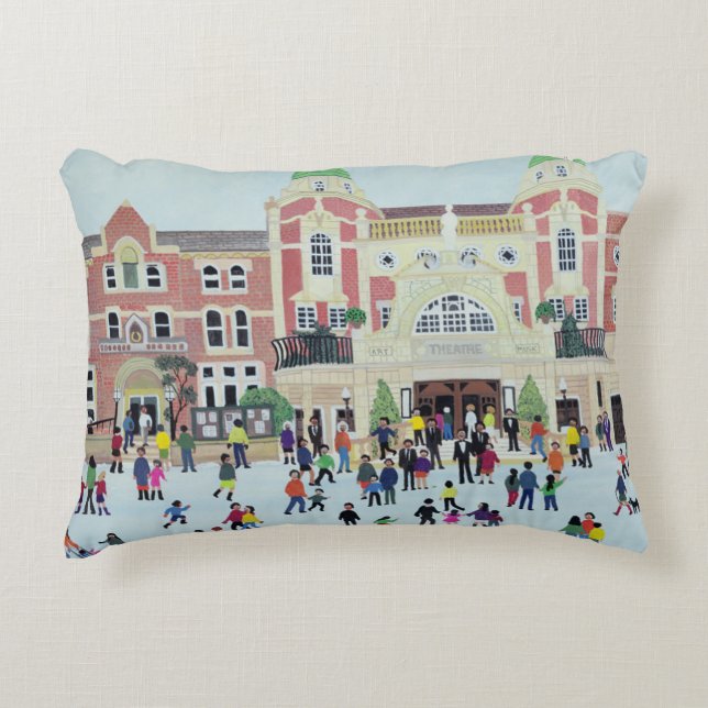 Richmond Theatre London Decorative Pillow (Front)
