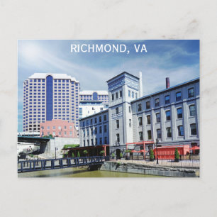 Richmond Virginia Canal Walk Travel Photo Postcard