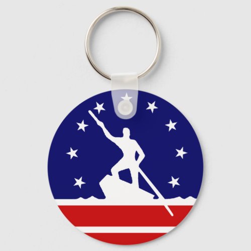 Richmond Virginia City flag Keychain