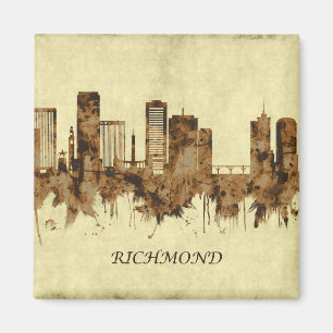Richmond Virginia Cityscape Magnet