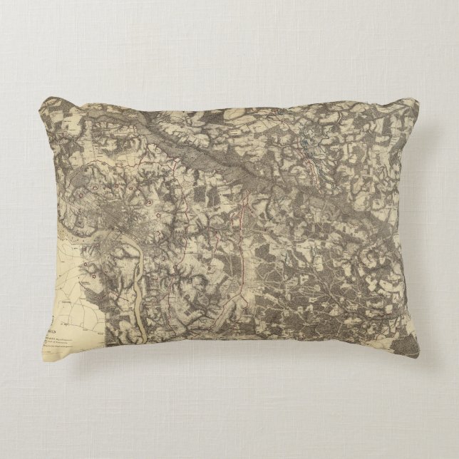 Richmond, Virginia Decorative Pillow (Front)