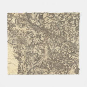 Richmond, Virginia Fleece Blanket