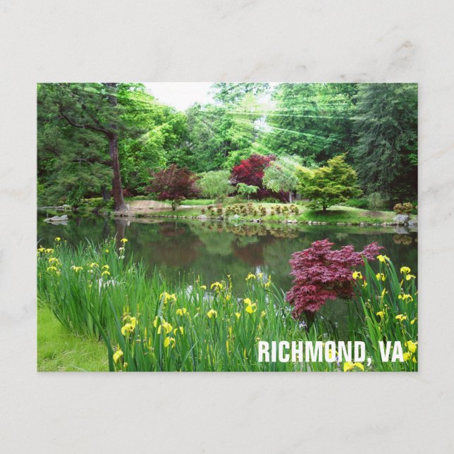 Richmond Virginia Maymont Park Travel Photo Postcard (Front)