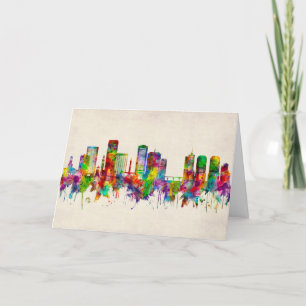Richmond Virginia Skyline Holiday Card