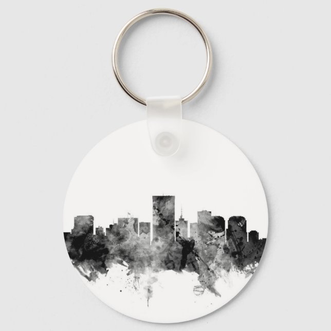 Richmond Virginia Skyline Keychain (Front)