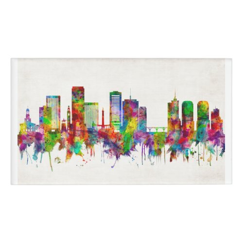 Richmond Virginia Skyline Name Tag