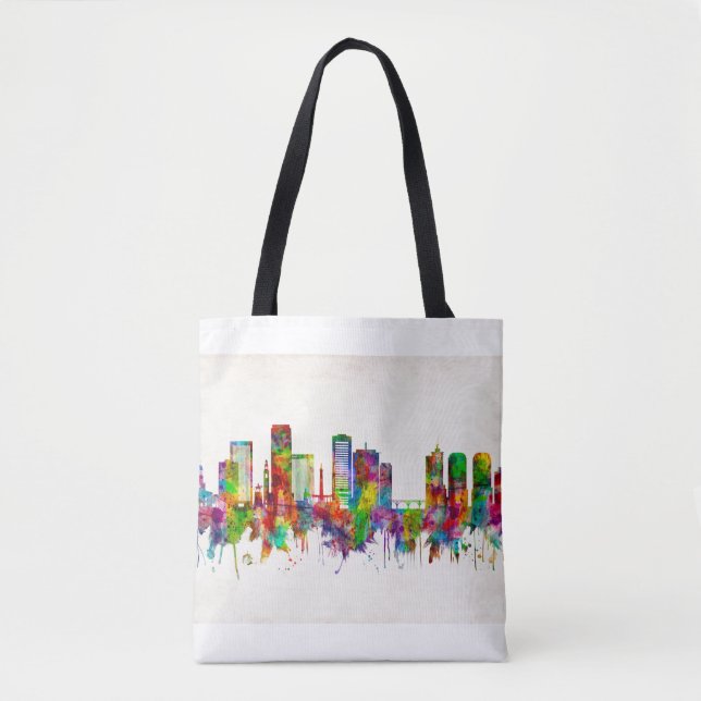 Richmond Virginia Skyline Tote Bag (Front)