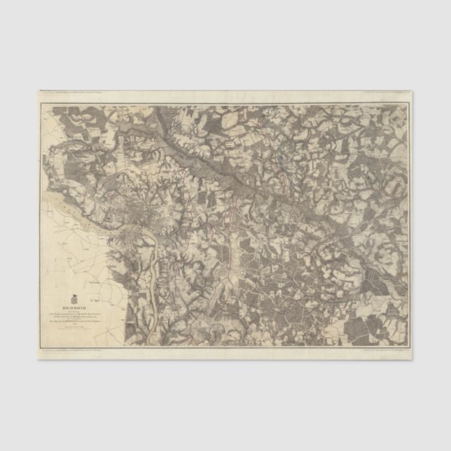 Richmond, Virginia Tissue Paper (Front)