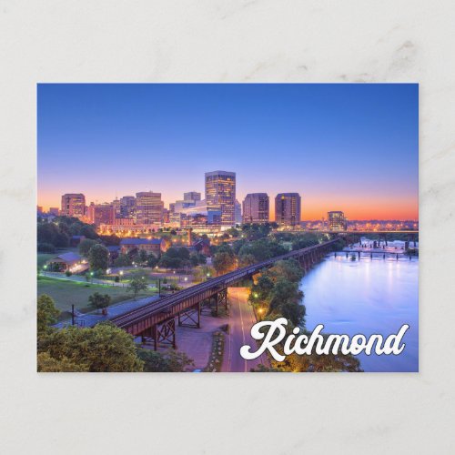 Richmond Virginia USA Postcard