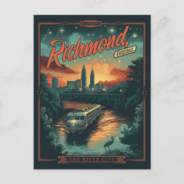 Richmond, Virginia Vintage Postcard (Front)