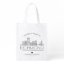 Richmond Wedding | Stylized Skyline Grocery Bag