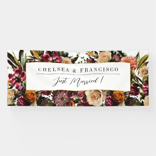 Richness of Spring Colorful Wedding Banner