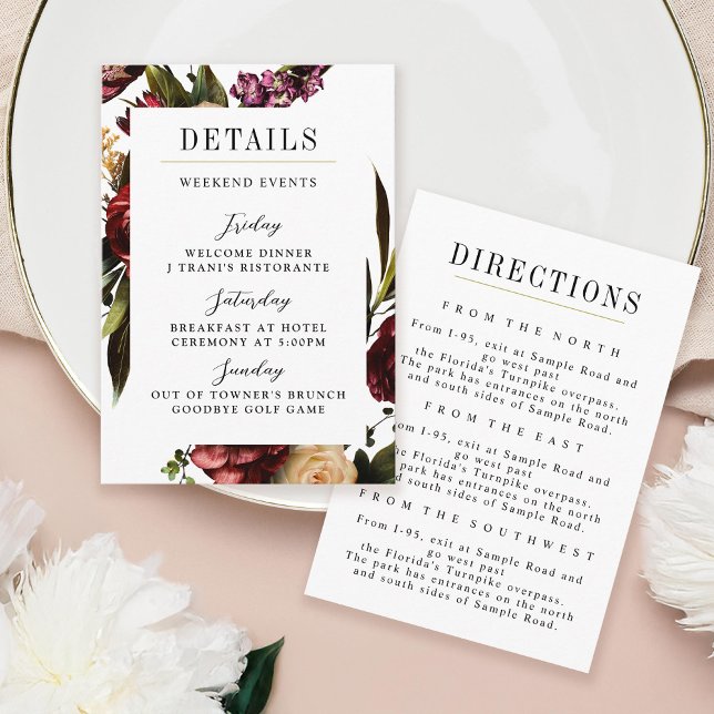 Richness of Spring Colorful Wedding Enclosure Card (Creator Uploaded)
