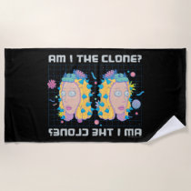 RICK AND MORTY™ | Am I The Clone? Beach Towel