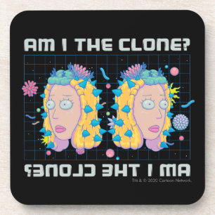 RICK AND MORTY™ Am I The Clone? Beverage Coaster
