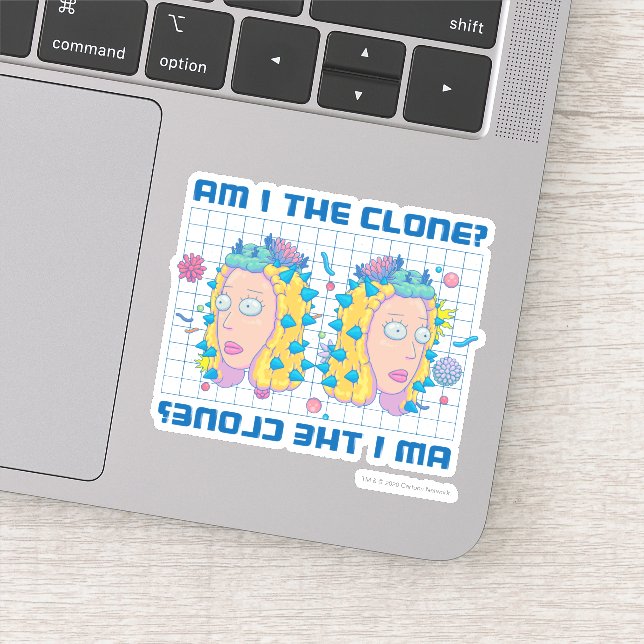 RICK AND MORTY™ | Am I The Clone? Sticker (Detail)