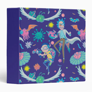 RICK AND MORTY™   Among Infected Cells Pattern 3 Ring Binder