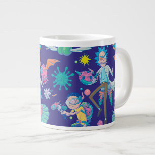 RICK AND MORTY™ Among Infected Cells Pattern Giant Coffee Mug