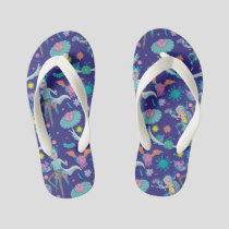 RICK AND MORTY™ | Among Infected Cells Pattern Kid's Flip Flops