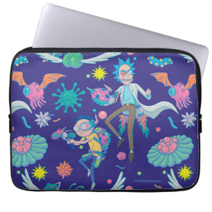 RICK AND MORTY™ Among Infected Cells Pattern Laptop Sleeve