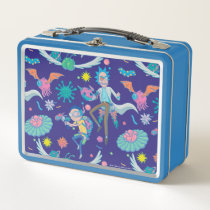 RICK AND MORTY™ | Among Infected Cells Pattern Metal Lunch Box