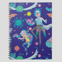RICK AND MORTY™ | Among Infected Cells Pattern Notebook