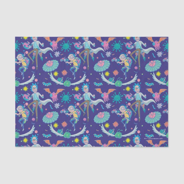 RICK AND MORTY™ | Among Infected Cells Pattern Tissue Paper (Front)