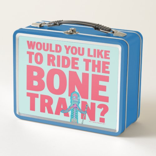 RICK AND MORTY  Anatomy Park _ Bone Train Metal Lunch Box