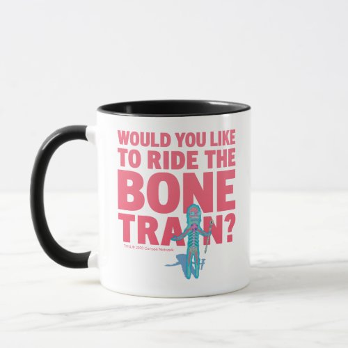 RICK AND MORTY  Anatomy Park _ Bone Train Mug