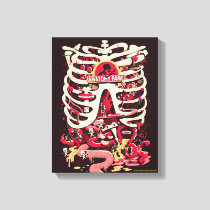 RICK AND MORTY™ | Anatomy Park Rib Cage Canvas Print