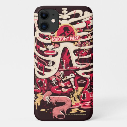 RICK AND MORTY  Anatomy Park Rib Cage iPhone 11 Case