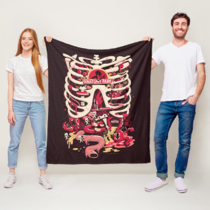RICK AND MORTY™ Anatomy Park Rib Cage Fleece Blanket