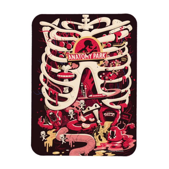 RICK AND MORTY™ | Anatomy Park Rib Cage Magnet (Vertical)