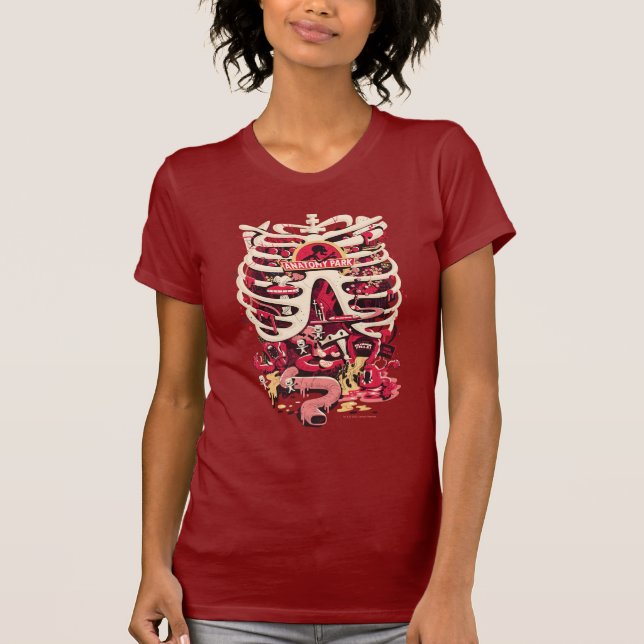 RICK AND MORTY™ | Anatomy Park Rib Cage T-Shirt (Front)