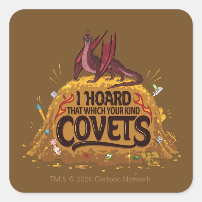 RICK AND MORTY™ | Balthromaw's Hoard Square Sticker (Front)
