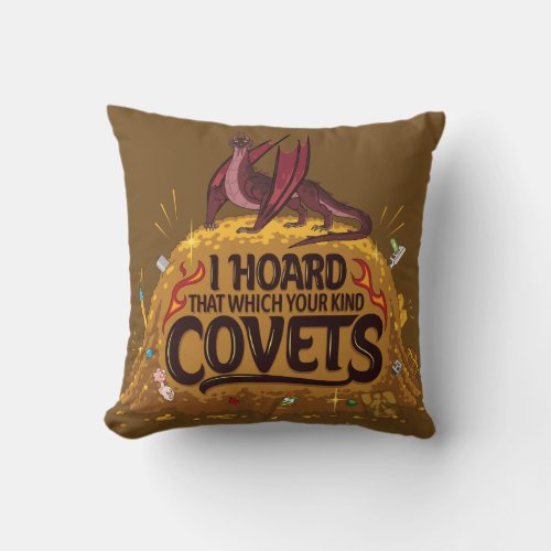 RICK AND MORTY  Balthromaws Hoard Throw Pillow