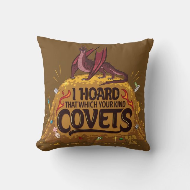 RICK AND MORTY™ | Balthromaw's Hoard Throw Pillow (Front)