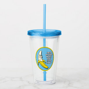 RICK AND MORTY™ Banana Rick Badge Acrylic Tumbler