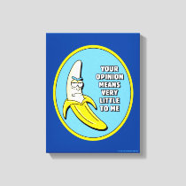 RICK AND MORTY™ | Banana Rick Badge Canvas Print