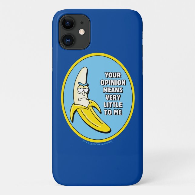 RICK AND MORTY™ | Banana Rick Badge Case-Mate iPhone Case (Back)