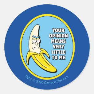 RICK AND MORTY™ Banana Rick Badge Classic Round Sticker