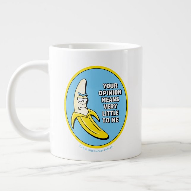 RICK AND MORTY™ | Banana Rick Badge Giant Coffee Mug (Left)