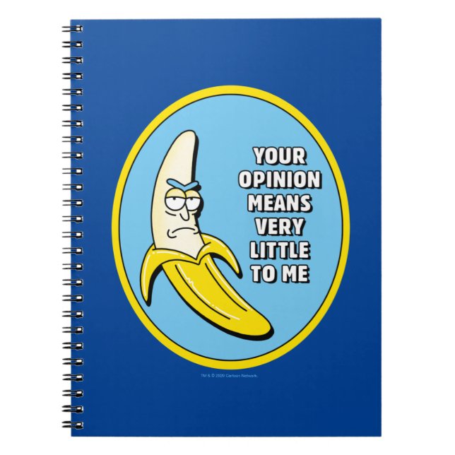RICK AND MORTY™ | Banana Rick Badge Notebook (Front)