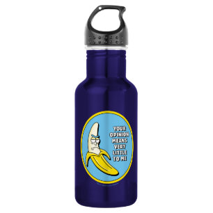 RICK AND MORTY™ Banana Rick Badge Stainless Steel Water Bottle