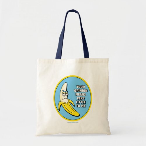 RICK AND MORTY  Banana Rick Badge Tote Bag