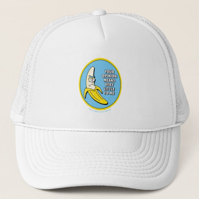 RICK AND MORTY™ | Banana Rick Badge Trucker Hat (Front)