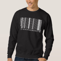 Rick and Morty Bar Code Graphic Sweatshirt